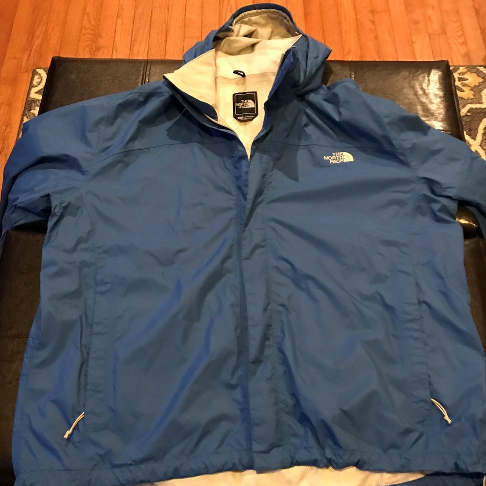 Blue North Face Venture Nylon Rain Jacket XXL
